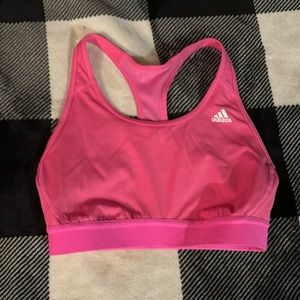 Adidas pink sports bra size xs